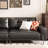 Mid-Century Modern Living Room Straight Sofa
