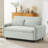 Aikens 57.5" Pull-Out Sofa Bed with Adjustable Backrest & Pillows-222809177
