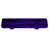 Noir / noir sur bleu cobalt