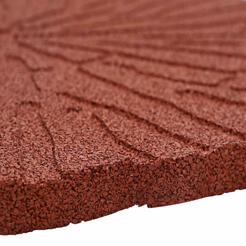 Rubber Stepping Stone, Red