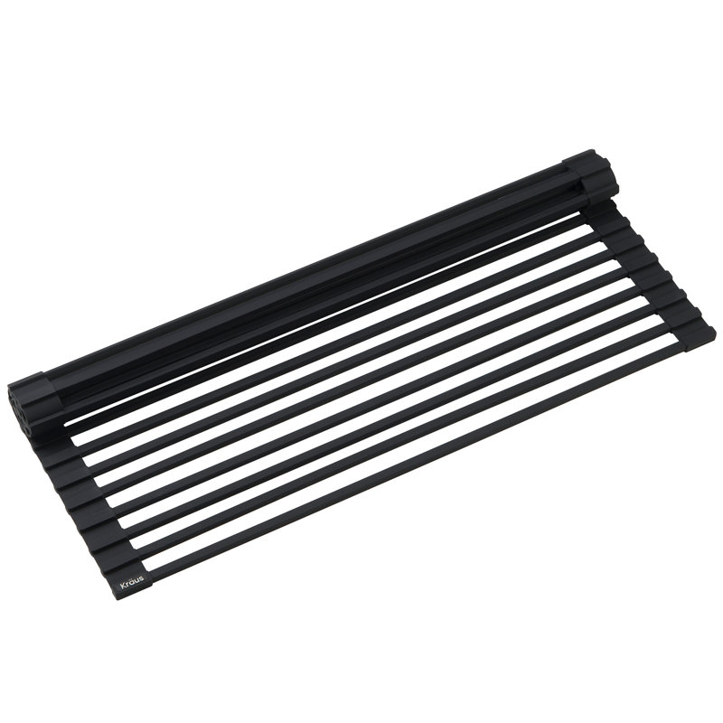 Égouttoir à vaisselle Kore, Noir, noir, noir, noir, H 0,375 po x l 20,5 po x P 12,75 po