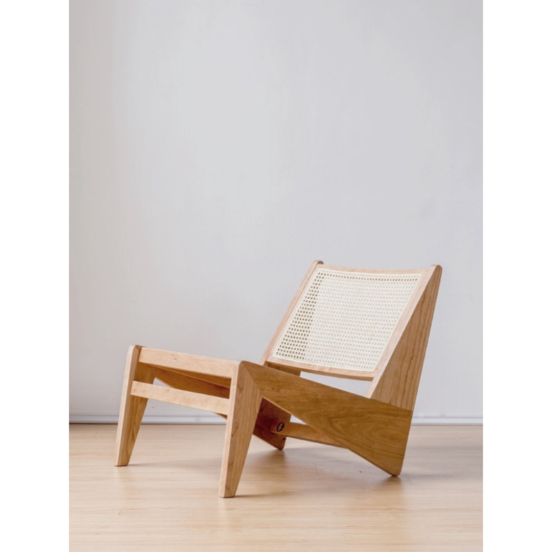 Dexheart Upholstered Slipper Chair, Nature