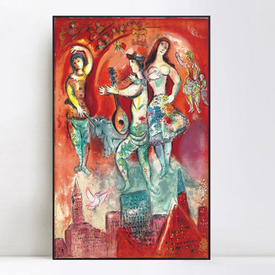 " Carmen " by Marc Chagall Print