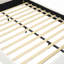 Lit tapissier en tissu de style crème, lit double simple de style moderne, très grand lit-121061524