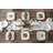 Brandermill 18 Piece Bone China Dinnerware Set, Service for 6