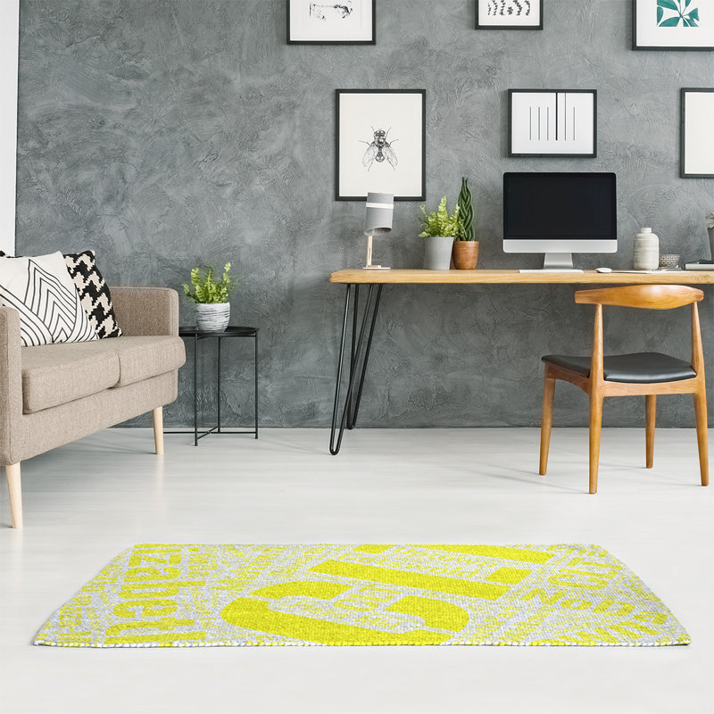 Chenille Indoor Rug, Rectangle 4' x 6'