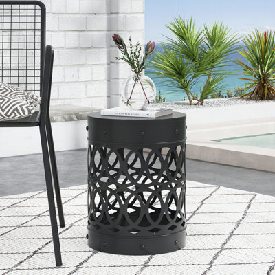 Outdoor Metal Side Table