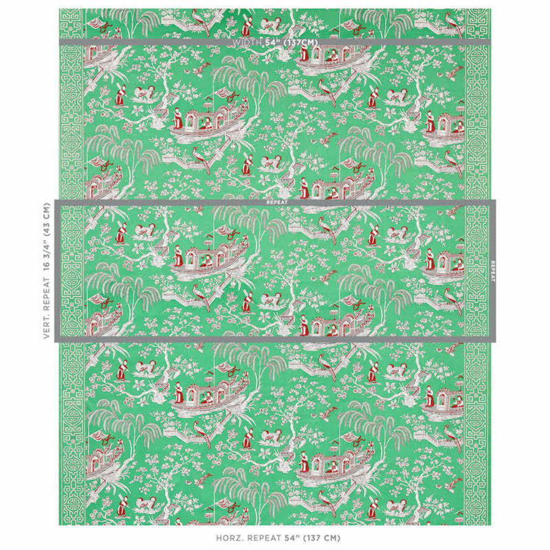 Matsudana Fabric, Jade