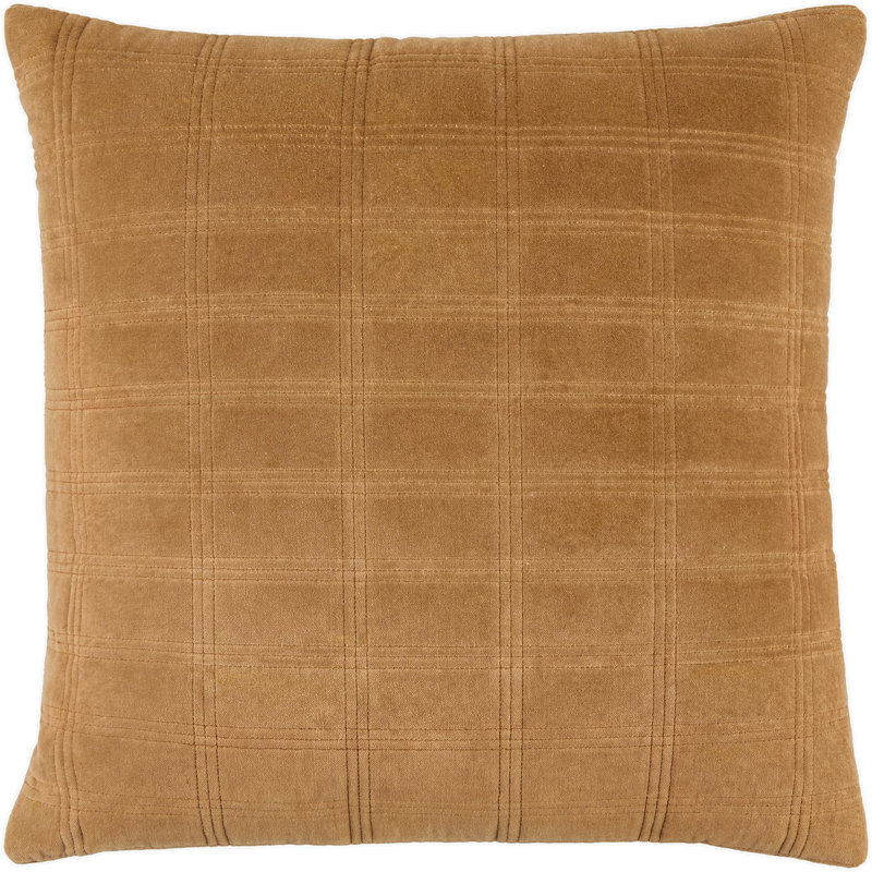 Digby Accent Pillow, Polyester, Square 20'', Tan