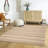 Kayleigh Jute  & Wool Hand Braided Natural Fibers High-Low Pile Farmhouse Style Area Rug In Off White/Natural For Dining Room, Living Room, Kitchen-961527523