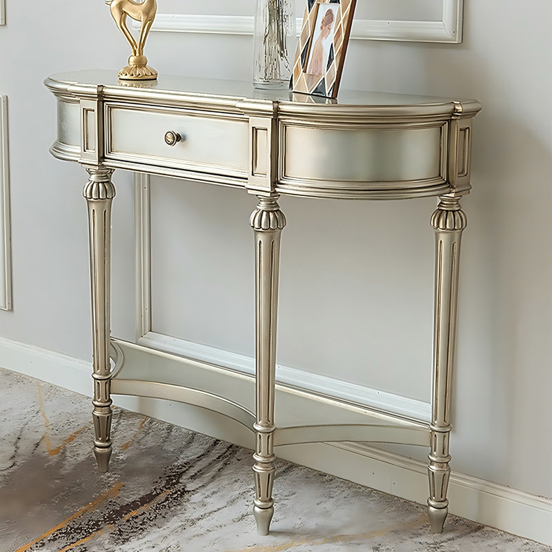 Retro Solid  Wood Entryway Cabinet, 34.65" H x 47.24" W x 14.96" D