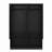 Farmhouse Style 55.1"W Black Finish Hall Tree with Rattan Cabinet Doors, Adjustable Inner Shelves and 6 Coat Hooks, 4-in-1 Entryway Storage Bench Cabinet for Living Room & Mudroom-129768573