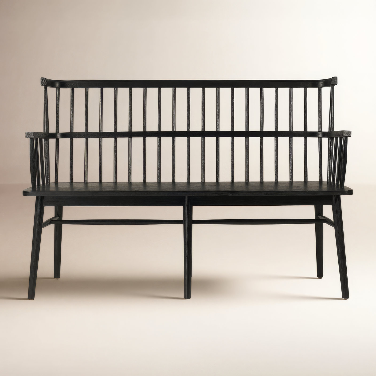 Gleaves Bench, Matte Black
