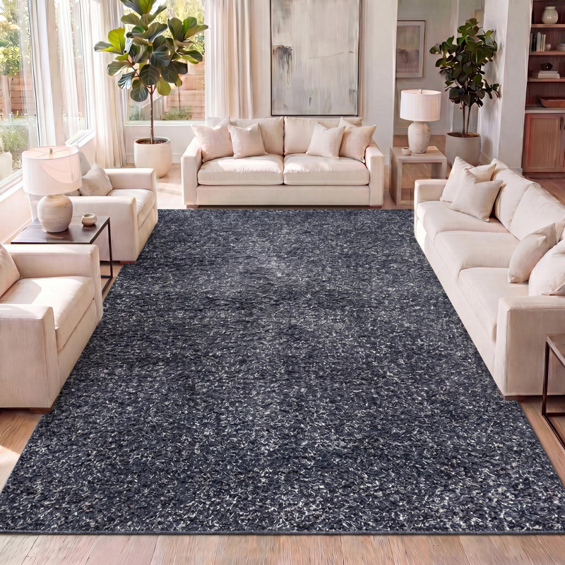 Tapis bleu Felicdad, Rectangle 3 pi 1 po x 5 pi