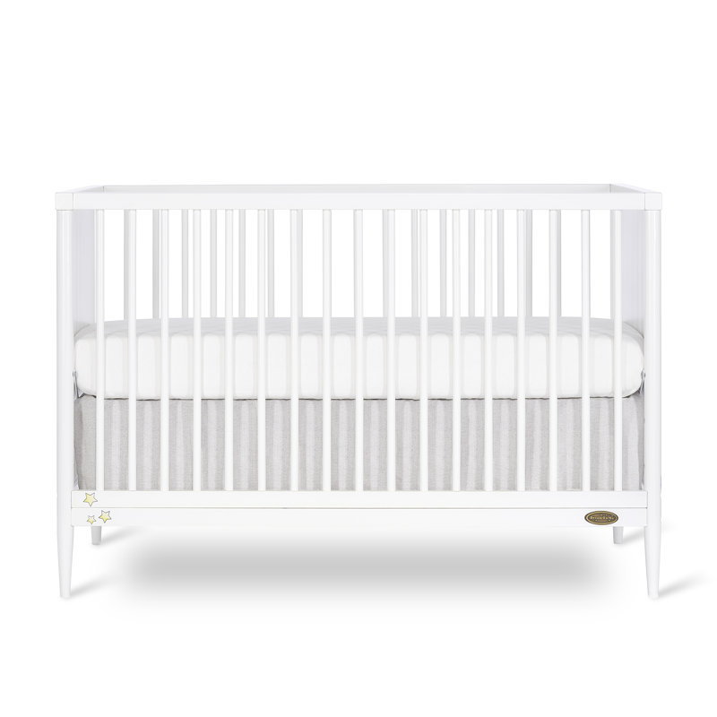 White Pine Moon Bear Convertible Crib with Changing Table
