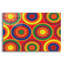 «Circles Abstract On Red» par Ron Magnes-526246961