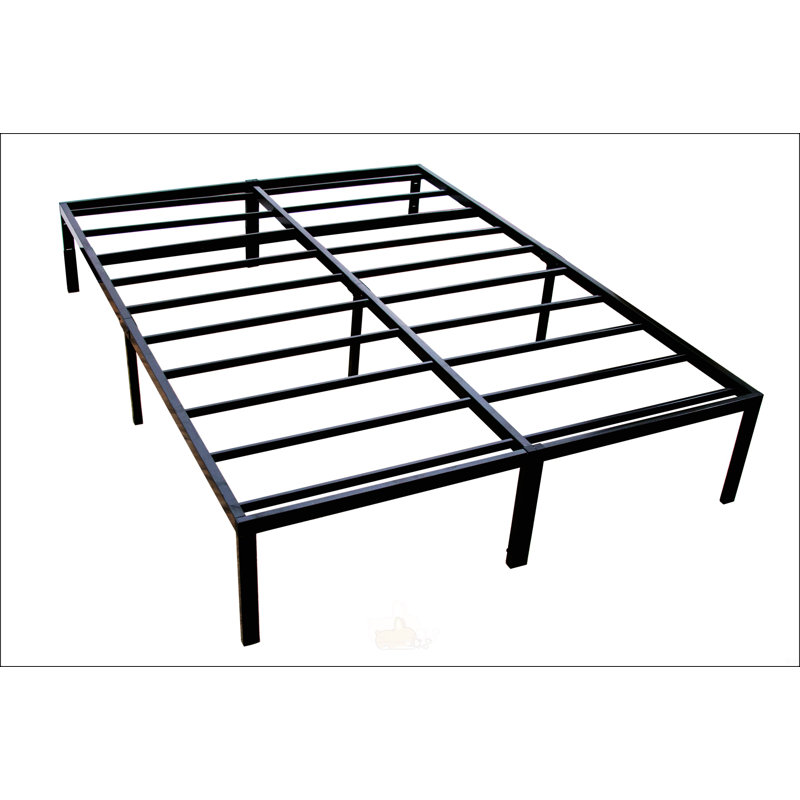 Sommier plateforme moderne noir en acier