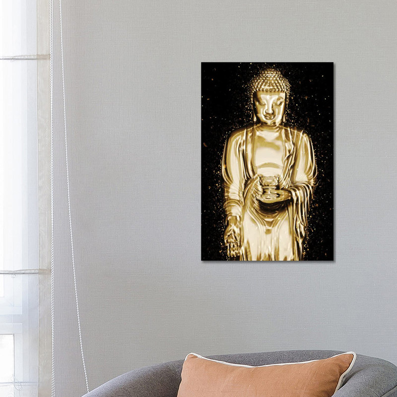 Golden - Serenity by Philippe Hugonnard - Wrapped Canvas Print, 66.04cm H x 45.72cm W x 1.905cm D