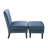 Elle Decor Olivia Upholstered Accent Chair with Foot Rest Ottoman-25951754