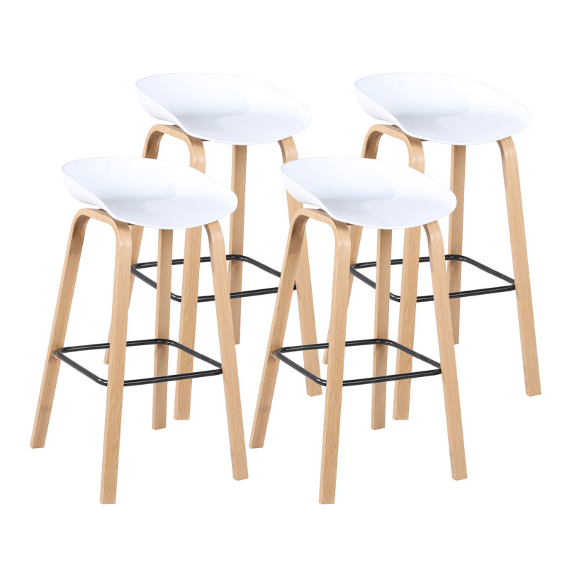 Tabouret de bar 33 po Malick, Blanc