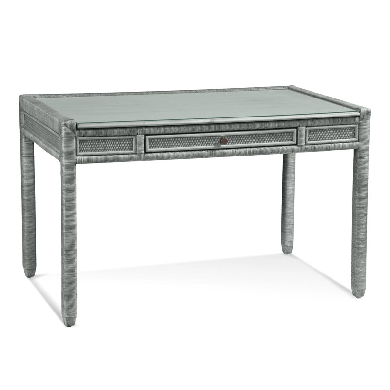 Pine Isle Writing Desk, Nickel, Yes