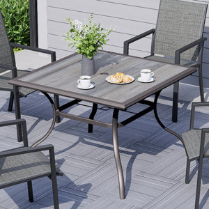 Jasavion Square 37'' L x 37'' W Outdoor Dining Table. 