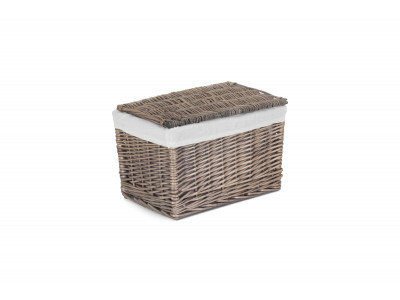 Wicker Storage Hamper Basket with Lining