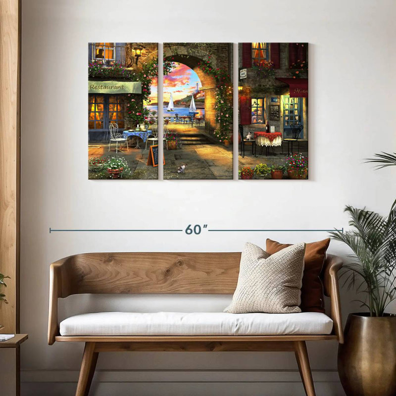 Sireci Mediterranean Evening, 28" H x 45" W