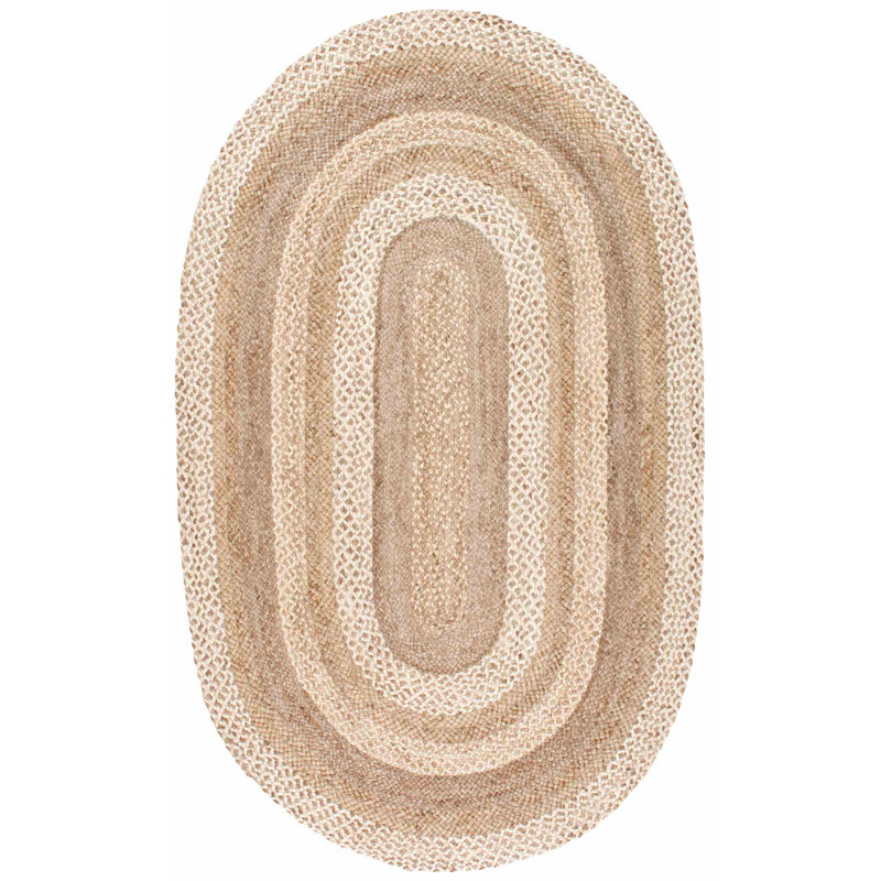 Tapis en jute Ansonia, Ovale 3 pi x 5 pi
