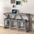 Huriye 4 Pieces Rectangular Bar Dining Table Set with Power Outlet,-2135148857-2082292950