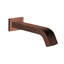 Robinet mural sans contact BathSelect commercial en bronze massif - AC / DC, finition laiton poli
