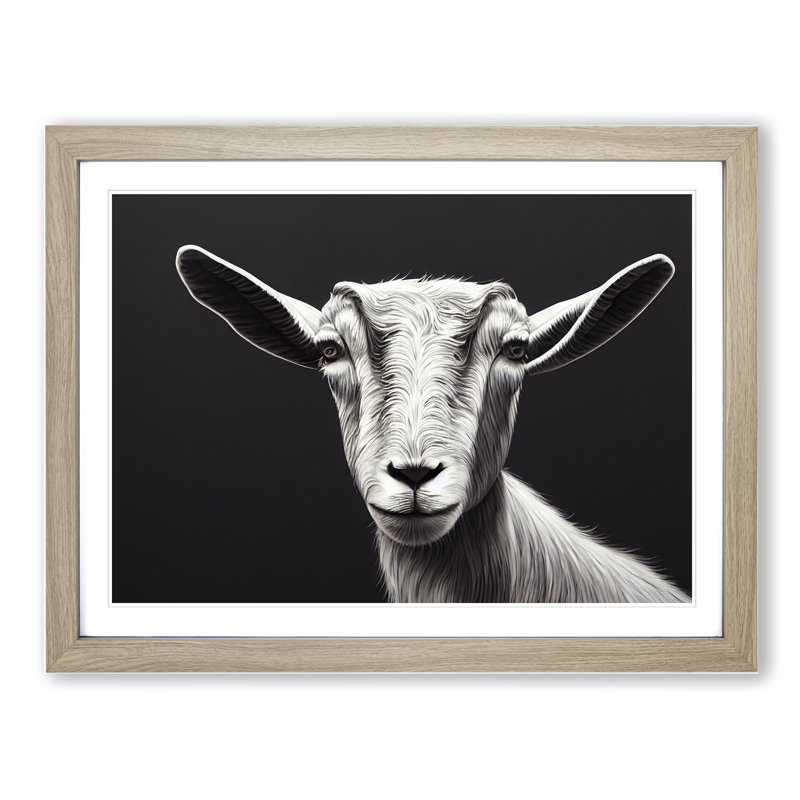 Goat Portrait Vol.1 - Framed Print