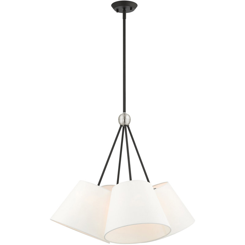Cassandre 4 - Light Cluster Pendant, Off-White, Black