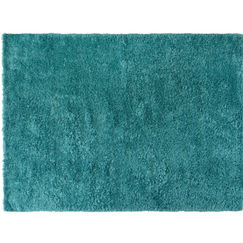 Wool Area Rug in Turquoise