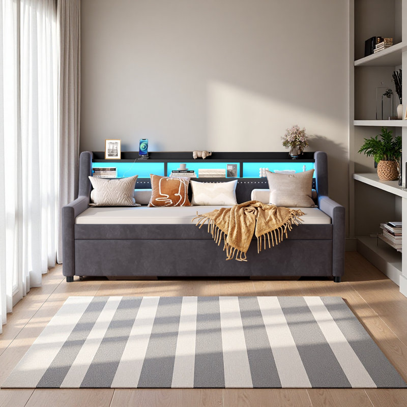 Twin Size Daybed With Trundle