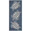 Tapis intérieur / extérieur bleu marine Saldanha-2091937065