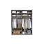 Santiago Wardrobe with Mirror and Three Different Equipment Options-36749871-36749875-53075920