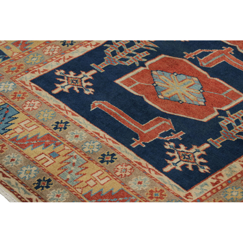 One-of-a-Kind 3'10”x5'1” Hand Knotted Area Rug