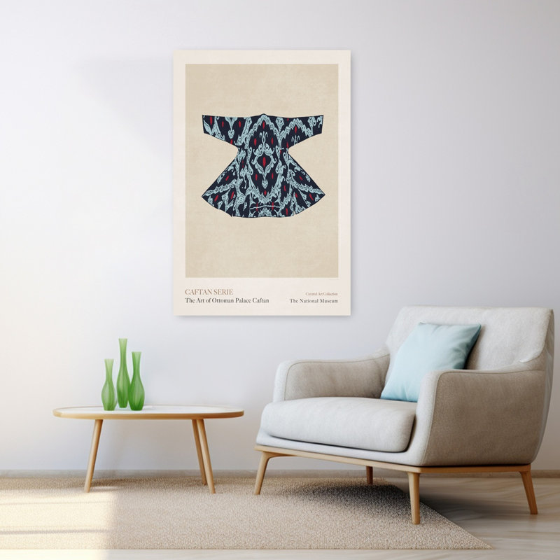 Ornement, repose-pieds caftan traditionnel, art mural, H 48 po x l 32 po