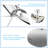 2pcs Stainless Steel Reflective Bird Deterrent Device