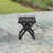 Pinecrest Fully Assembled All-Weather Outdoor Folding Lounge Chair and Table 3 Piece Set-2004598443