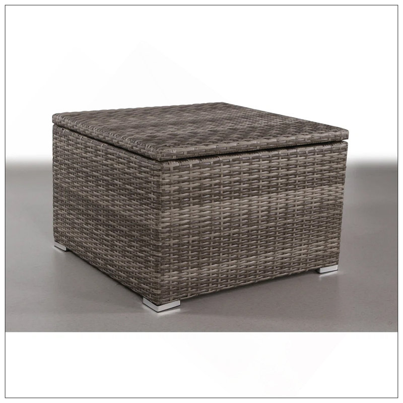 Fully Assembled Outdoor Storage End Table