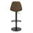 Safeta Swivel Upholstered Adjustable Height Counter Stool-2012125270