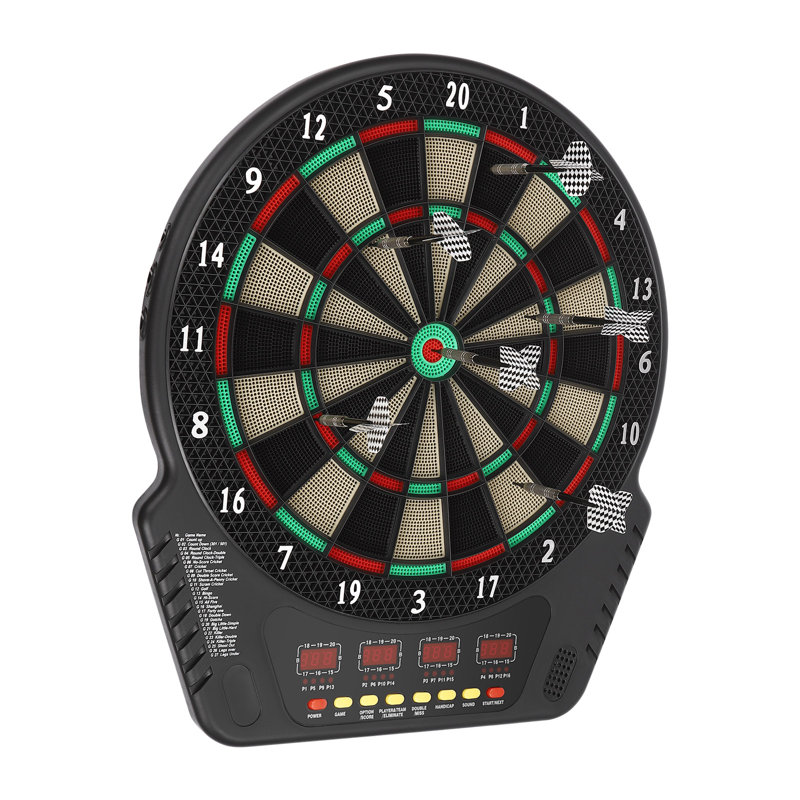 OUKANING Electronic Dartboard (Darts Included)
