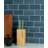 Premium Hand Painted 3" x 6" Straight Edge Glass Mosaic Subway Tile-75288742