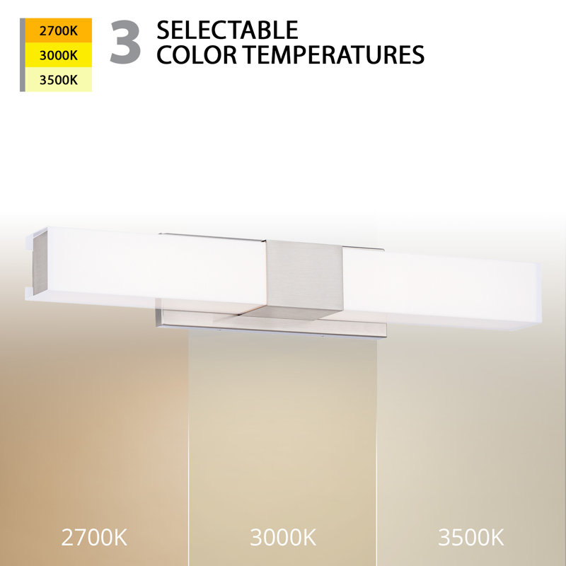 Studio 26" LED Bath and Vanity Light, Brushed Nickel