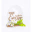 Enseigne de lapin «Joyeuses Pâques»