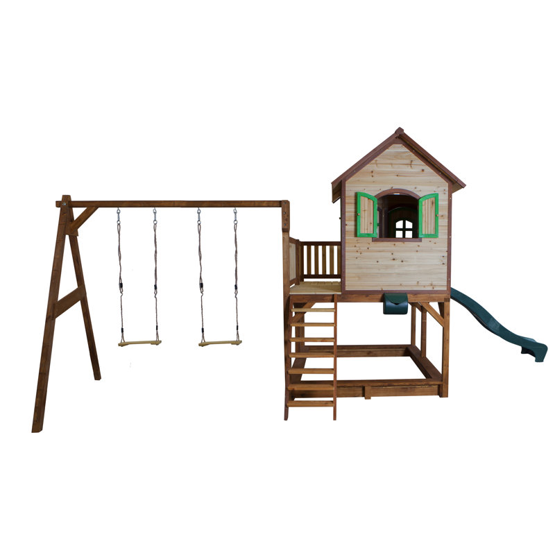 Liam AXI Hemlock Swing Set with 2 Swing(s) , 1 Slide(s)