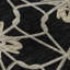 Tapis noir Prisco lavable à la machine de qualité supérieure-120354214