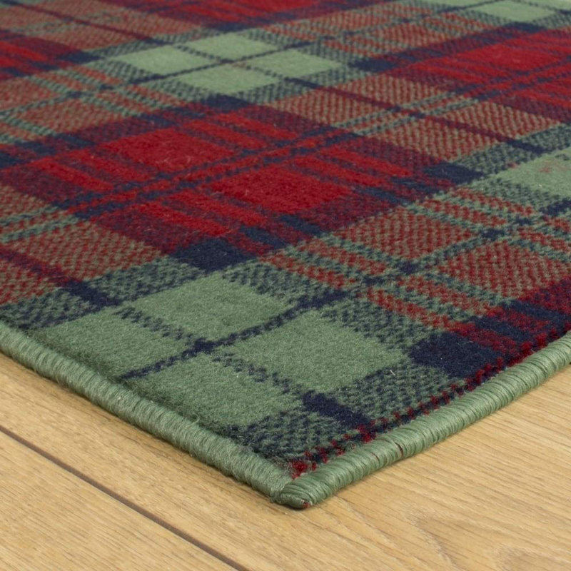 Ashburton Plaid Indoor Area Rug, Runner 360cm x 70cm